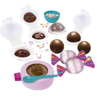Lansay – MINI DELICES – Atelier mini sucettes chocolat enfant dès 6 ans – Activité cuisine créative pour réaliser desserts et confiseries – Coffret gourmand DIY et pâtisserie créative