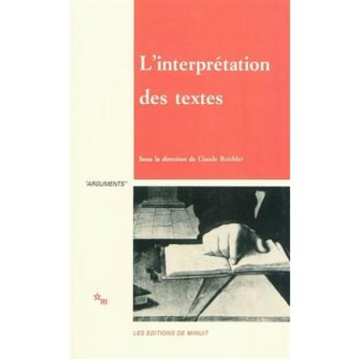 L'interprétation des textes - Jean Molino - (donnée non spécifiée)