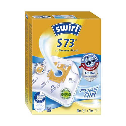 Sac aspirateur Swirl S73 4 pièces Blanc