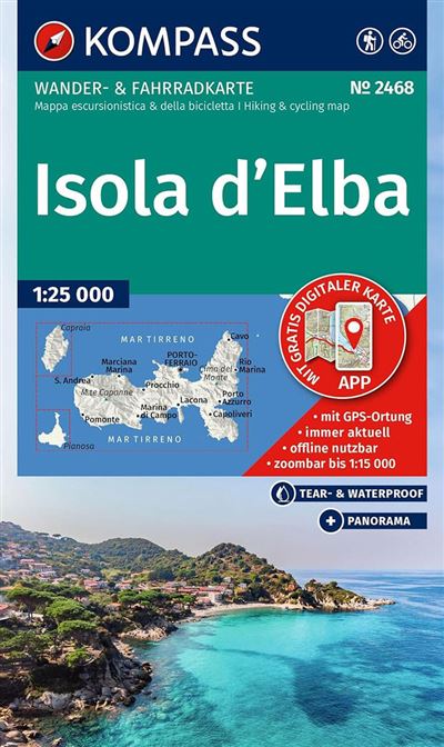 Isola d' Elba 1 : 25 000