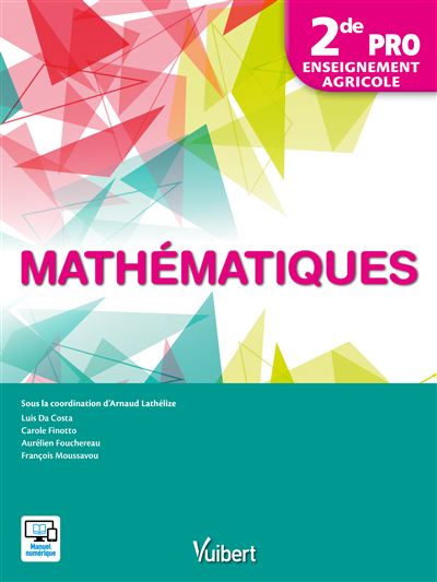 Mathématiques, 2de PRO, Enseignement agricole