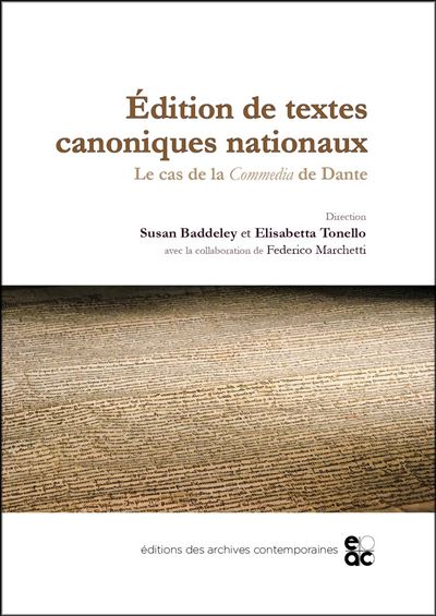 Edition de textes canoniques nationaux
