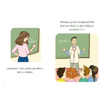 Premières lectures autonomes Montessori Niveau 3 - Les métiers des parents