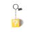 NINTENDO-RUBBER 3D KEYCHAIN-QUESTION MARK BOX