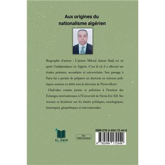 洋書 Aux origines du Nationalisme Albanais Aux origines du nationalisme algérien - broché - Hadj Miloud Ameur