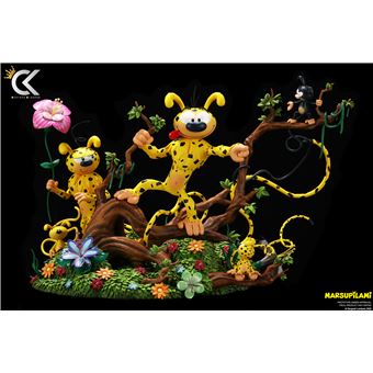 Figurine en résine Famille Marsupilami