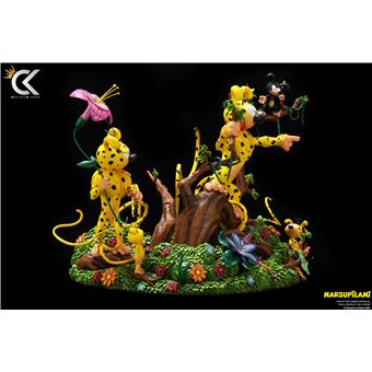 Figurine en résine Famille Marsupilami