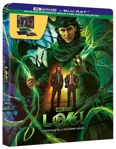 Loki Saison 2 Édition Limitée SteelBook® Blu-ray 4K Ultra HD
