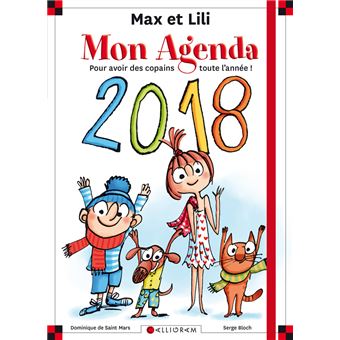 Max et LiliMon agenda 2018 Max et Lili
