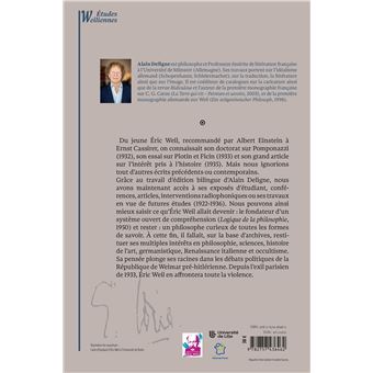 L'itinéraire philosophique du jeune Éric Weil