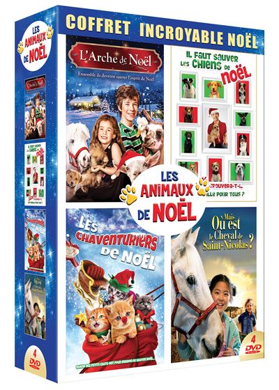 Coffret Animaux de Noël 4 Films DVD - Justin G. Dyck, Charlie Vaughn