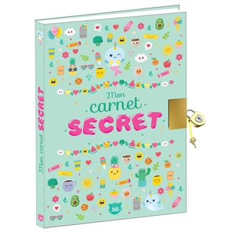 Mon carnet secret Kawai - Journal intime avec cadenas à compléter -  Collectif - Achat Livre