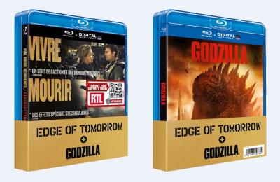Coffret Edge of Tomorrow, Godzilla Blu-Ray + Copie Digitale