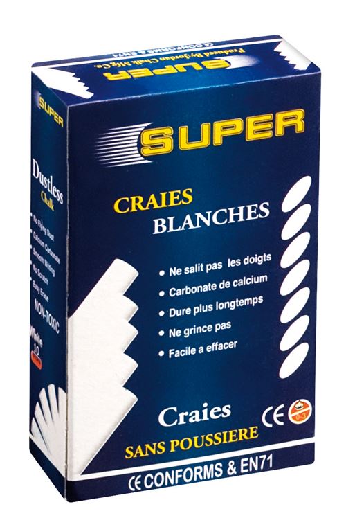 JPC BOITE DE 10 CRAIES BLANCHES