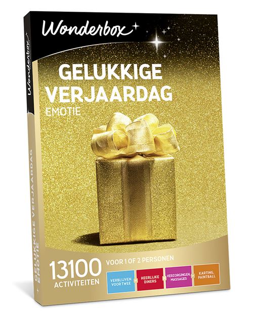 Wonderbox NL Gelukkige Verjaardag - Emotie