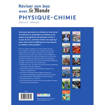 Réviser son bac avec le Monde 2022, Spécialité Physique-chimie