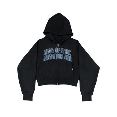 Crop Zip Up Hoodie Ateez