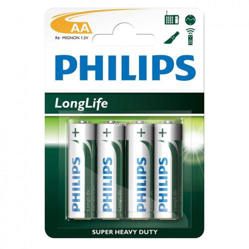 Philips R6B4RTU25 - Batterie 4 x type AA - NiMH - (rechargeables) - 2500 mAh