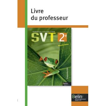 Svt 2de 2014 Ned Livre Du Prof Livre Du Professeur - Broché - Collectif ...