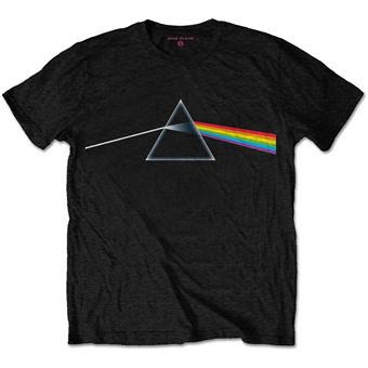 T-Shirt Pink Floyd DSOTM Album Unisex Noir