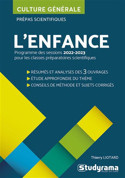Thème de l'année prépa scientifique