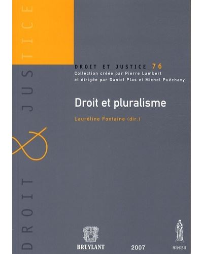 Droit et pluralisme -  Collectif - broché