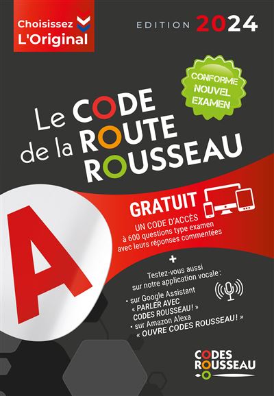 Code Rousseau de la route B 2024 - broché - Collectif - Achat Livre