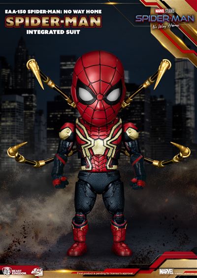 Figurine Marvel Spider-Man No Way Home Egg Attack Action Costume intégré
