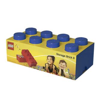 Brique de rangement Lego 8 plots (12 litres) - Bleu - Accessoire