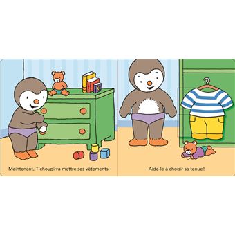 T'choupi s'habille comme un grand