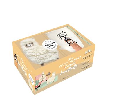 Coffret  Mon petit moment chaud bouillotte Lama
