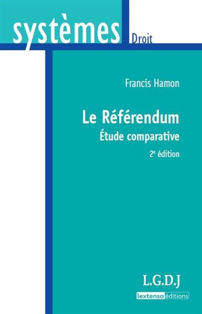 Le référendum - 2ème édition - Francis Hamon - (donnée non spécifiée)