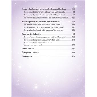 Nos 5 besoins essentiels - Ta pyramide des besoins à compléter selon ta carte du ciel