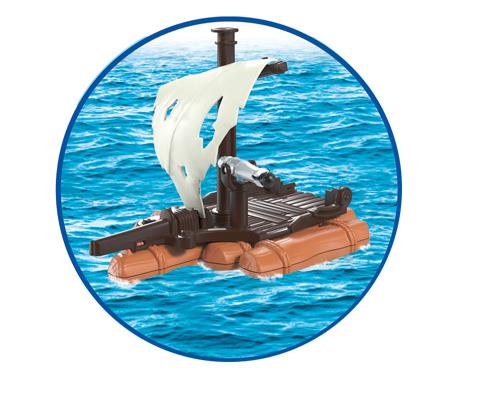 Pirates 6682 Radeau avec pirates des ténèbres - Playmobil - & | fnac