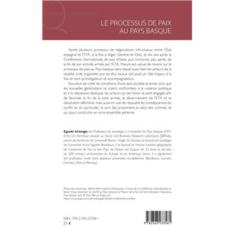 Le processus de paix au Pays basque