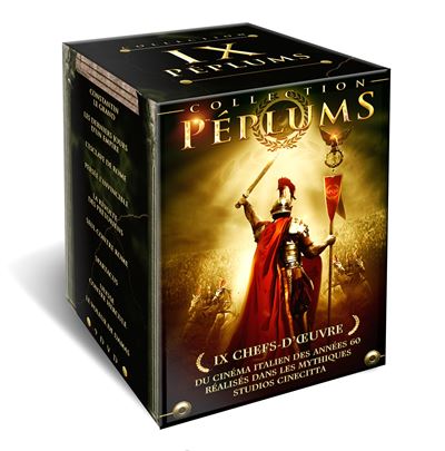 Coffret Collection Péplums : IX chefs-d'œuvre du cinéma italien des années 60 DVD