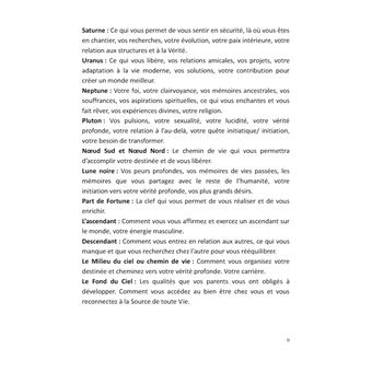 Le cahier pratique : interpreter un theme astral