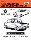 SIMCA 1000 Rallye - Rallye 1-2 et 3 - 1200S N 37