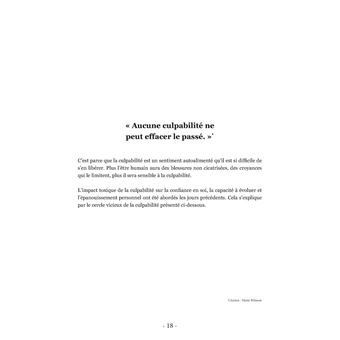 15 jours pour sortir de la culpabilité