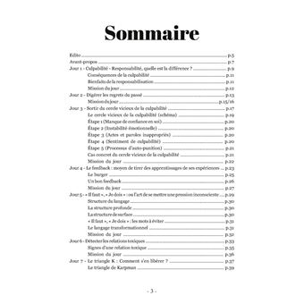 15 jours pour sortir de la culpabilité