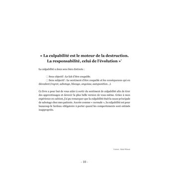 15 jours pour sortir de la culpabilité