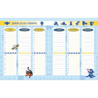 Pokémon - Cahier de textes 2019-2020