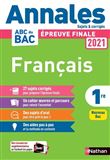 Français 1re - Annales Bac 2021 - Sujet & Corrigés