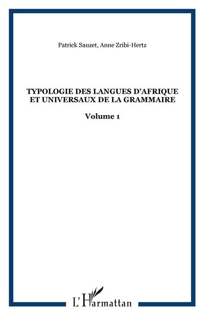 Typologie des langues d'Afrique et universaux de la grammair