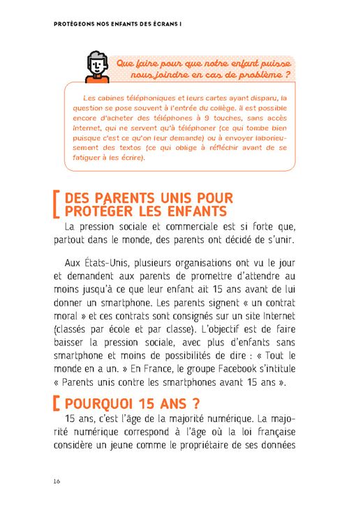 Protégeons nos enfants des écrans ! : 10 conseils du groupe