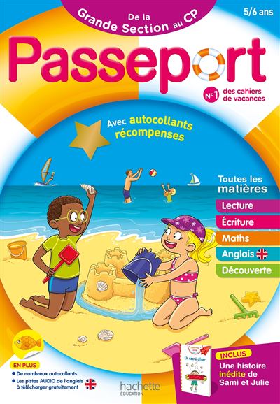 Cahier de vacances Passeport de la GS au CP