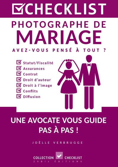 Checklist : Photographe de mariage