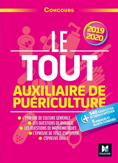 Le Tout Auxiliaire de puériculture, Concours 2018