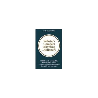 Webster's compact rhyming dictionnaire - relié - Collectif - Achat ...