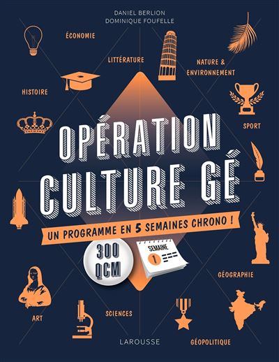 Couverture de Opération culture gé : un programme en 5 semaines chrono !